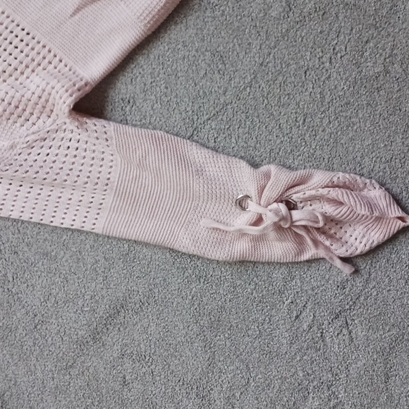 Soho Scooped Neck Waffle Stitch Sweater - Picture 2 of 6